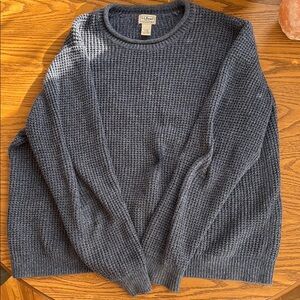 L.L. Bean Men's blue-Gray Sweater